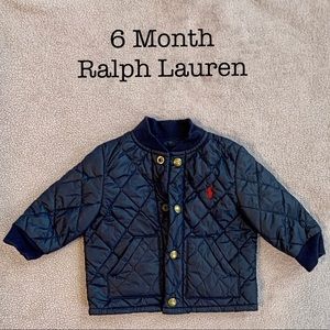 Toddler Boy Navy Blue Ralph Lauren Jacket